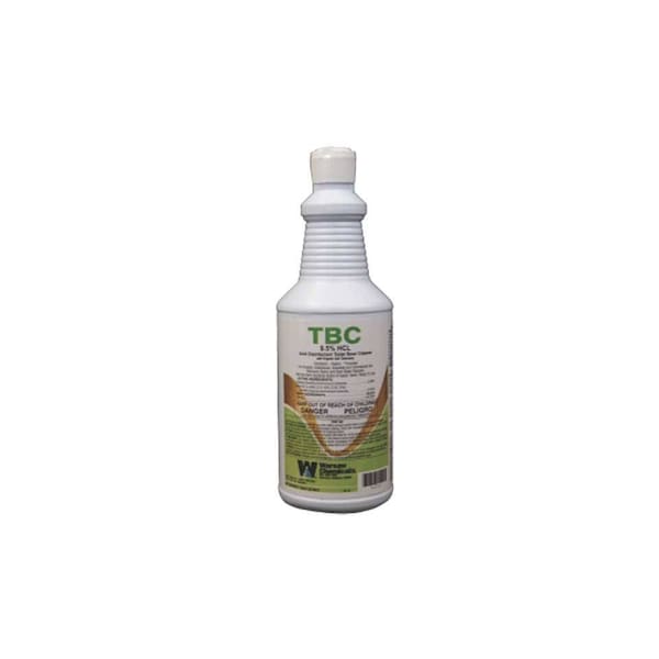 Warsaw Chemical Toilet Bowl Cleaner TBC, Wintergreen Scent, 1-Quart, 12PK 63236-0000012 - main